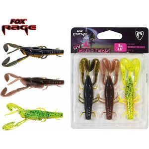 Fox Rage Critters UV - 7 cm - mixed colour pack