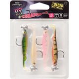 Fox Rage Ultra UV Slick Shad Loaded 9cm - Jig Head 7gr - haak 2/0 (mixed colors 4 pcs) Default