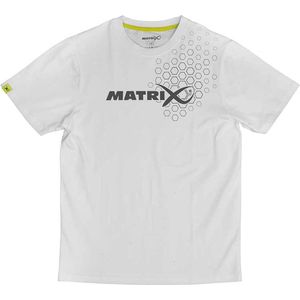 Matrix Hex Print T-Shirt Whitemall