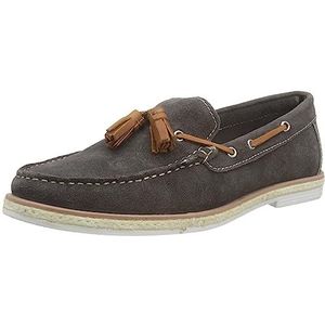 Silver Street London Heren Milford Loafer, grijs, 10 UK, Grijs, 42.5 EU