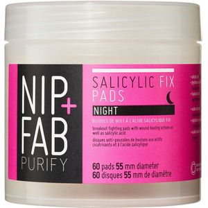 NIP+FAB - Salicylic Fix - Reinigende Pads - 60 st - Veganistisch