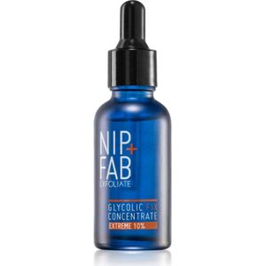 NIP+FAB Glycolic Fix 10% Geconcentreerde Serum voor ’s nachts 30 ml