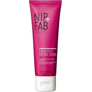 NIP+FAB - Purify Salicylic Fix Facial Scrub - 75 ml - Exfoliërende Scrub