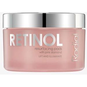 Rodial - Pink Diamond Retinol Resurfacing Pads - Gezichtsmasker - 60 Stuks - Met Retinol en Hyaluronzuur