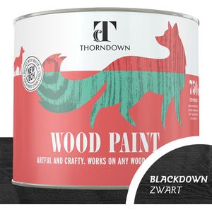 Thorndown houtverf Ecologisch Zwart - waterbasis - 5000ML