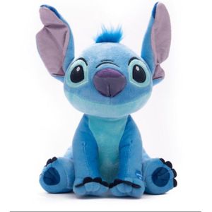 Disney - Stitch - Zittende Pluche Knuffel met Geluid