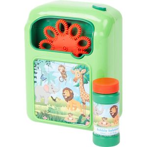Jungle Bellenblaas - Bubble blower - Automatisch - Groen - Inclu navulling substantie 50 ml - Bellenblazer - Bellenblaasmachine