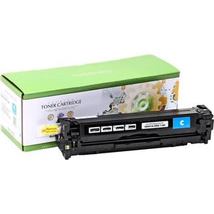 Static Control - Compatibele Toner - Voor Hewlett-Packard CB541A/CE321A/CF211A/Canon CRG716 - 125A