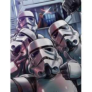 LBS4ALL Star Wars geïnspireerde Stormtroopers Selfie Bar Pub Shed Garage Man Cave Metalen bord
