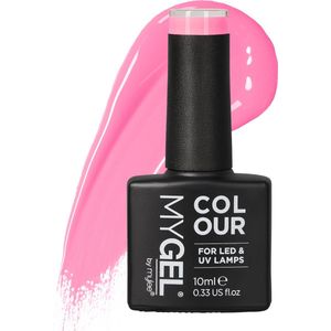 MyGel - Op deze Glanzende Hybride Roze Gel Nagellak - Veilig - Duurzaam