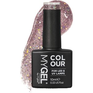 MyGel - Gellak - Donkerroze - Holografische Glitters