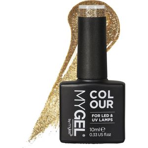 MyGel - Gouden Basis Nagellak - Goud - Glitter