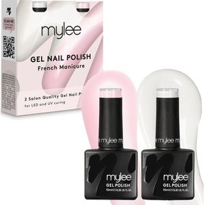 MYGEL - French Manicure Duo Gel Polish - 2x10ml - Kunstnagels - Langdurig en Gemakkelijk Aan Te Brengen