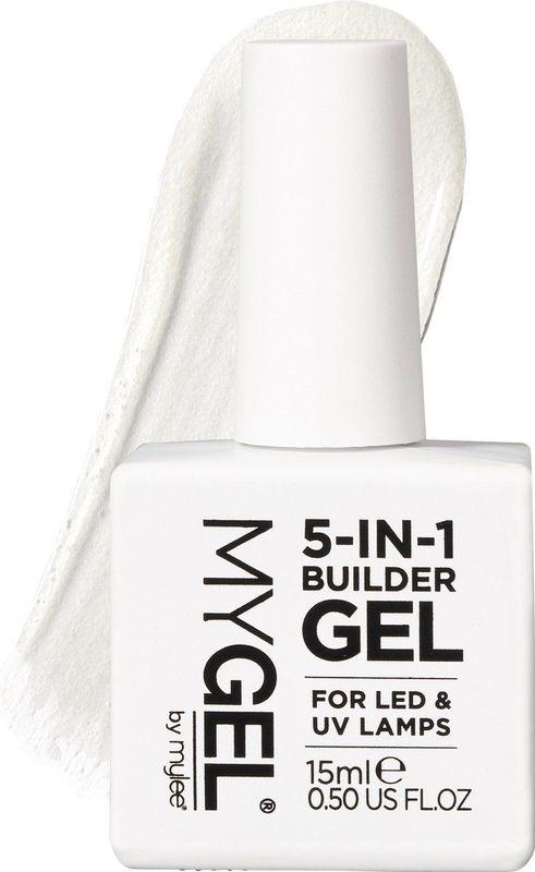 Mylee - 5 In 1 Builder Gel - Clear - 15ml - UV/LED Nagellak Voor Sterke Nagels