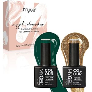 MYGEL by Mylee - Christmas Tree Duo - Gel Nagellak - 2x10ml - Green Velvet en Gold Digger