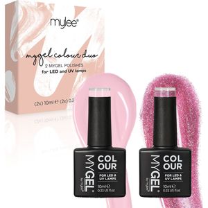 MyGel - Duo Set - Roze - Gel Nagellak - Duurzaam - Hoogglans