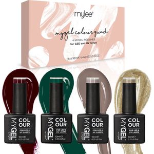 MyGel - Festive Favourites - Nagellak - Groen - Champagne - Rood - Grijs