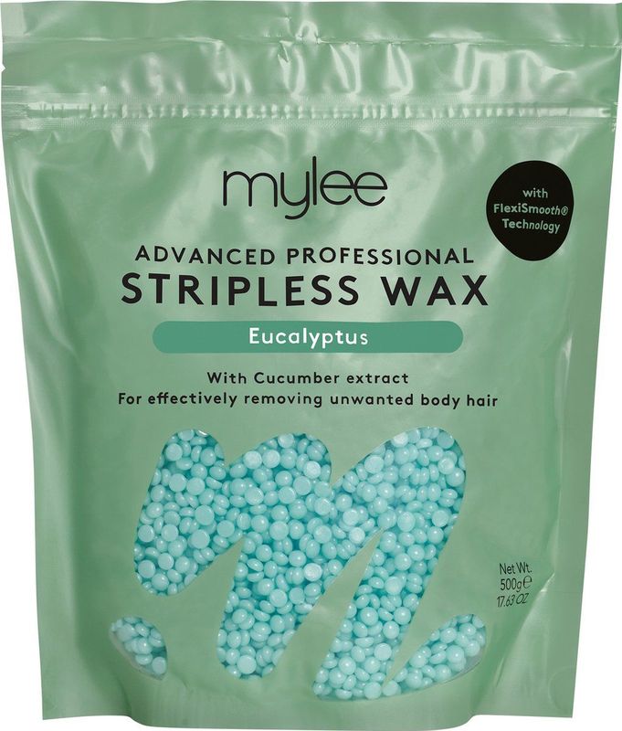 Mylee - Advanced Striploze Wax - 500g - Eucalyptus - Harde Waxsparels voor Ontharing