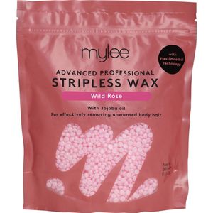 Mylee Advanced Striploze Wax 500g - Wild Roos Geur Harde Waxsparels voor Ontharing - Gezicht, Lichaam, Bikini en Intiem Ontharen - Geschikt voor Dames en Heren