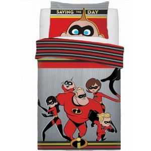 Disney Incredibles  dekbedovertrek tweepersoons Kids Saving The Day