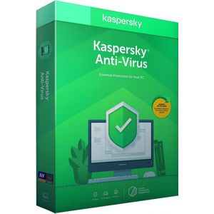 Kaspersky Anti-Virus 2020 Antivirusbeveiliging Nederlands 1 licentie(s) 1 jaar
