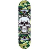 Rocket Skateboard Combat Skull