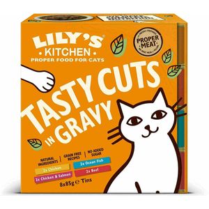 Lily's Kitchen - Tasty Cuts In Gravy Multipack Kattenvoer 8 x 85 gram