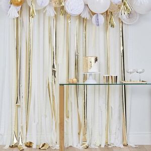 Ginger Ray Metallic gouden achtergrond voor feestjes