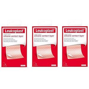 Leukoplast Cuticell Siliconen Contactlaag - Transparante Lage Lijm Langdurige Wonddressing - 5 stuks (x3 Pack)
