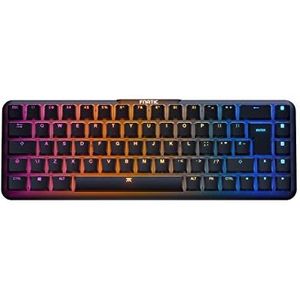 Fnatic STREAK65 LP Black Compact RGB Gaming Mechanical Keyboard Speed Switches | PBT Doubleshot Keycaps 65% lay-out (60 65 percent) Low Profile Esports Keyboard (Intl. Amerikaanse ISO lay-out, QWERTY)