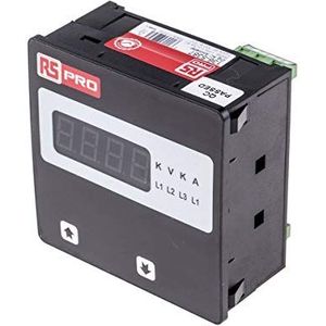 Digitale ampèremeter V AC LED 4 Digits 0 °C tot +50 °C