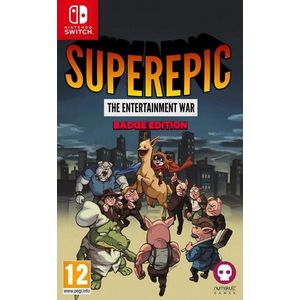 SuperEpic - The Entertainment War - Badge Edition - Nintendo Switch - Platform Game