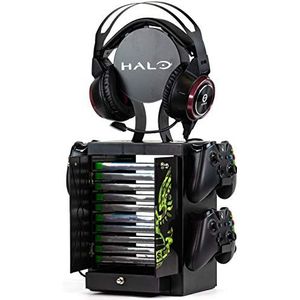 Numskull - Gaming opbergtoren, controllerhouder, hoofdtelefoonhouder voor PS4, Xbox One, Nintendo Switch, officieel Halo-product, kleur, NS2262