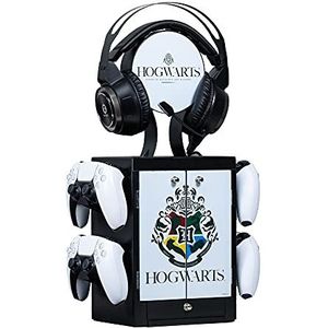 Numskull - Harry Potter - Officiele Hogwarts Luxe Gaming Opbergtoren voor 4 Controllers - 10 Games - Koptelefoon