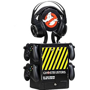 Numskull - Ghostbusters - Officiele Luxe Gaming Opbergtoren voor 4 Controllers - 10 Games - Koptelefoon