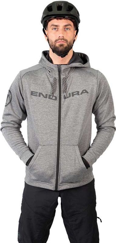 Endura - Hummvee Hoodie - Grijs - Casual Technisch Kledingstuk - Voor Fietsen