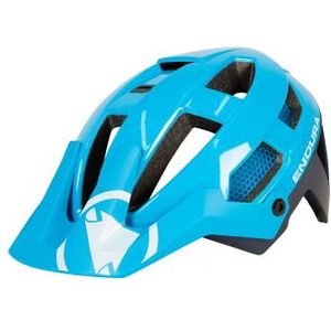 endura singletrack helm elektrisch blauw