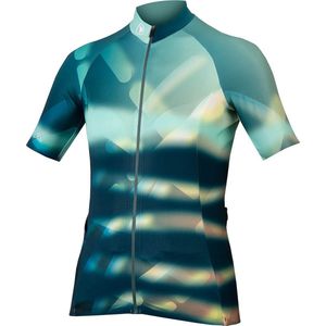 Endura Women's Virtual Texture S S Jersey LTD - Glacier Blue