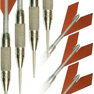 Unicorn Darts Heritage Dart, maat M, zilverkleurig