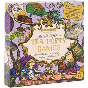 The Mad Hatter's Tea Party Games - 5 in 1 Spellen Set - Engelstalig - Professor Puzzle