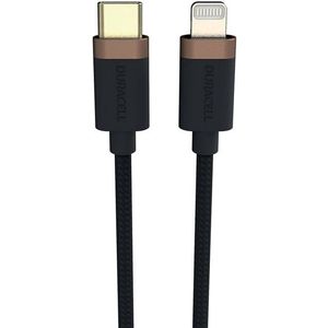 USB C naar Lightning kabel | Duracell | 1 meter | USB 2.0