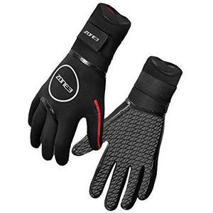 ZONE3 Heat Tech Neopreen handschoenen, volwassenen, uniseks, zwart/rood, XS