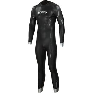 2023 Zone3 Heren Agile Triathlon Wetsuit - Black / Silver ST