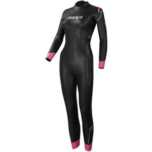 2023 Zone3 Dames Agile Swim Wetsuit - Black / Pink / Turqu XL