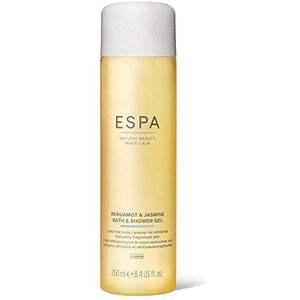 ESPA | Bergamot & Jasmine Bath & Shower Gel | 250ml | Suitable For All Skin Types | 100% Natural Fragrance