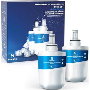 Koelkast waterfilter compatibel met Samsung DA29-00003F, DA29-00003G, Aqua Pure Plus Hafin, DA29-00003B, DA29-00003A, DA97-06317A - 2 stuks