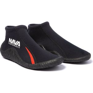 Nava Performance laag uitgesneden 3mm neopreen wetsuit laarzen schoenen - zwart - Unisex - Footwear Size - 9