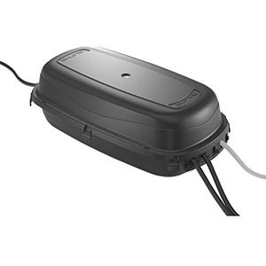 D-Line , weerbestendige elektrische box, IP54-bescherming - binnenafmetingen = 290 mm (lengte) x 125 mm (breedte) x 110 mm (hoogte) - zwart