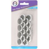 DID - Meubelviltjes - Grijs - Kunststof - Set van 16