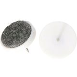 DID - Meubelviltjes - Grijs - Kunststof - Set van 16